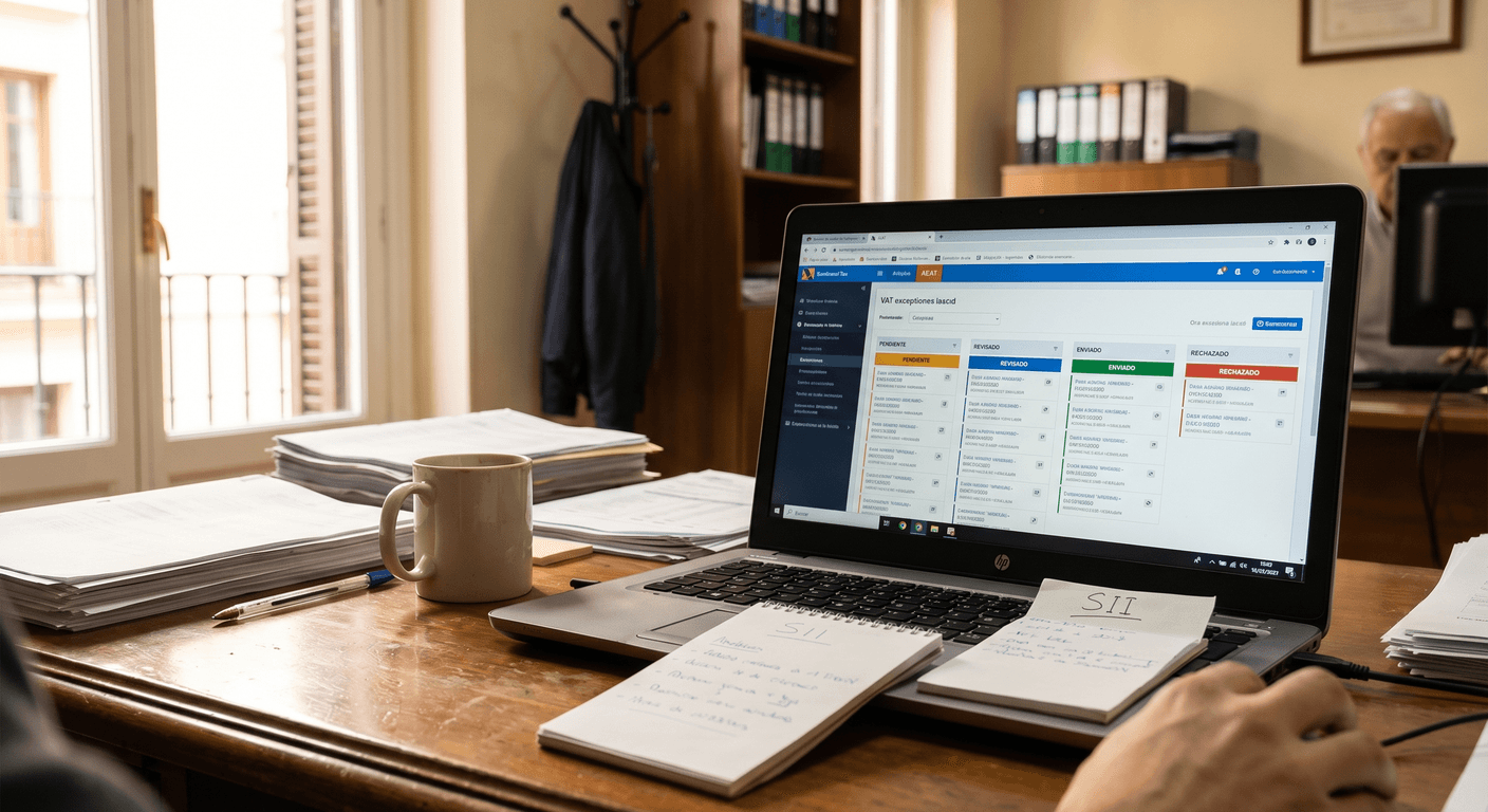 SII AEAT for Spanish firms: scope and deadlines